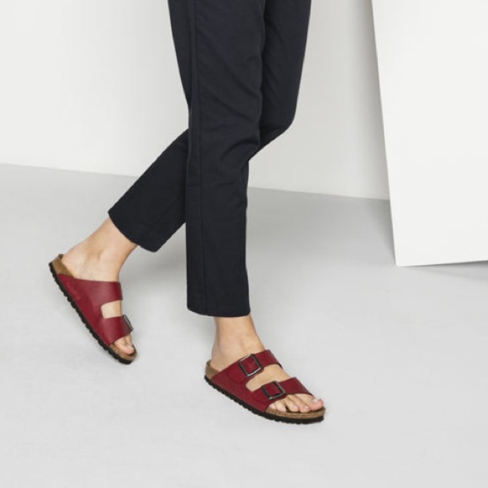 Purple Birkenstock Arizona Sandals 42